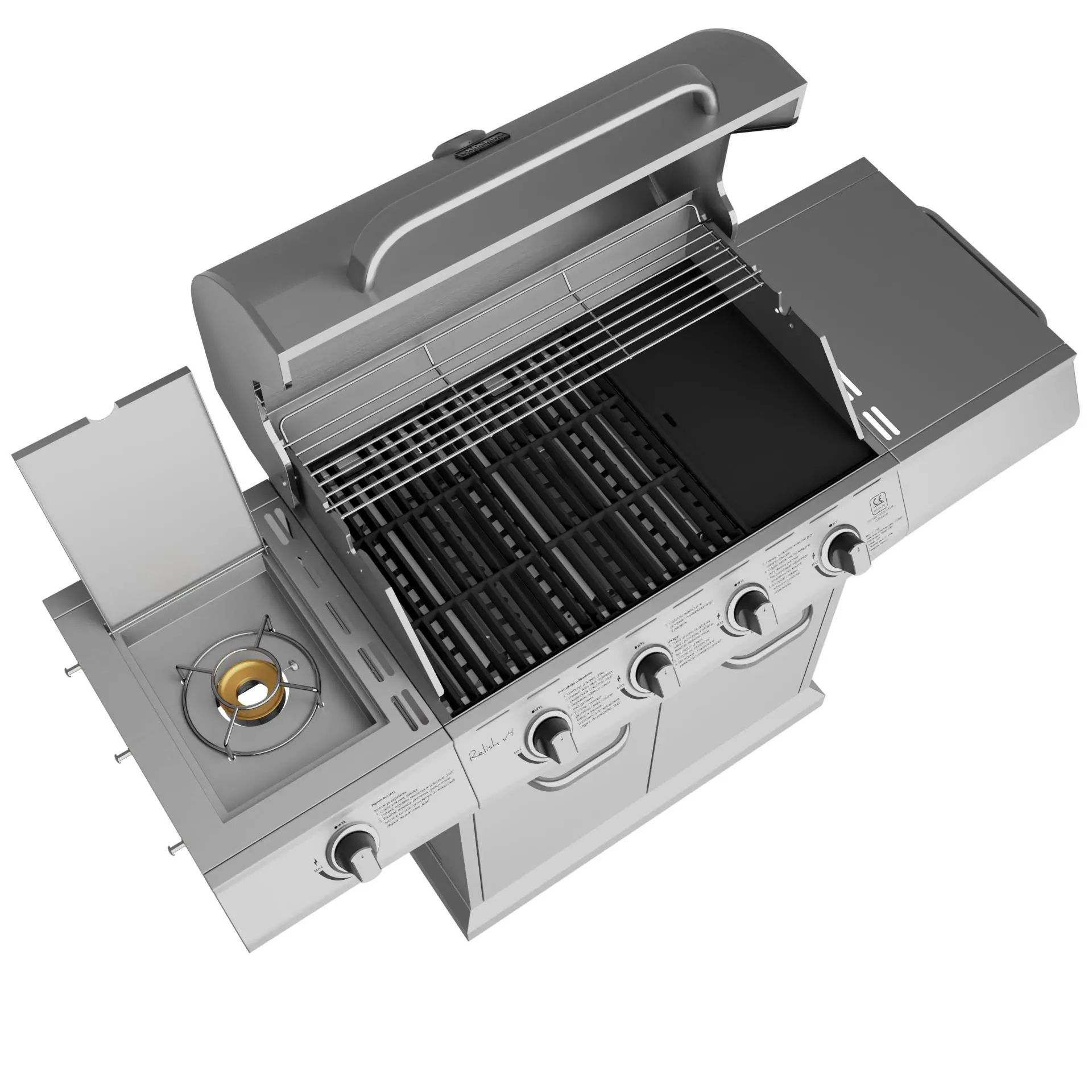 Grill gazowy Koler Relish v4 Srebrny
