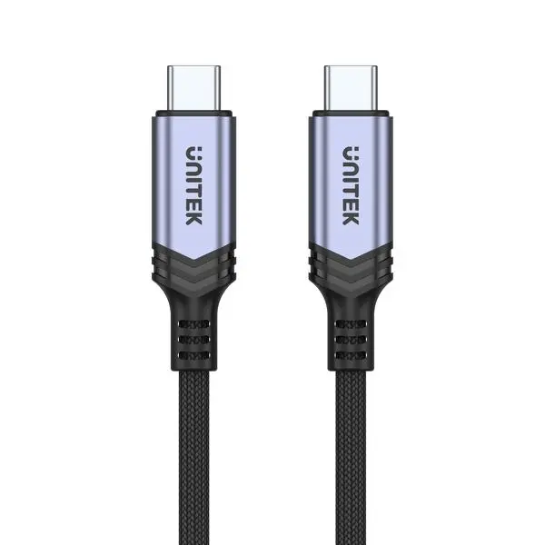 Kabel Unitek C14110GY-2M USB-C do USB-C PD 240 W 2m Czarny
