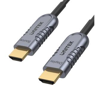 Kabel optyczny HDMI Unitek C11028DGY 10m Czarny