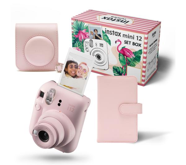 Aparat Fujifilm Instax Mini 12 Różowy + etui + album