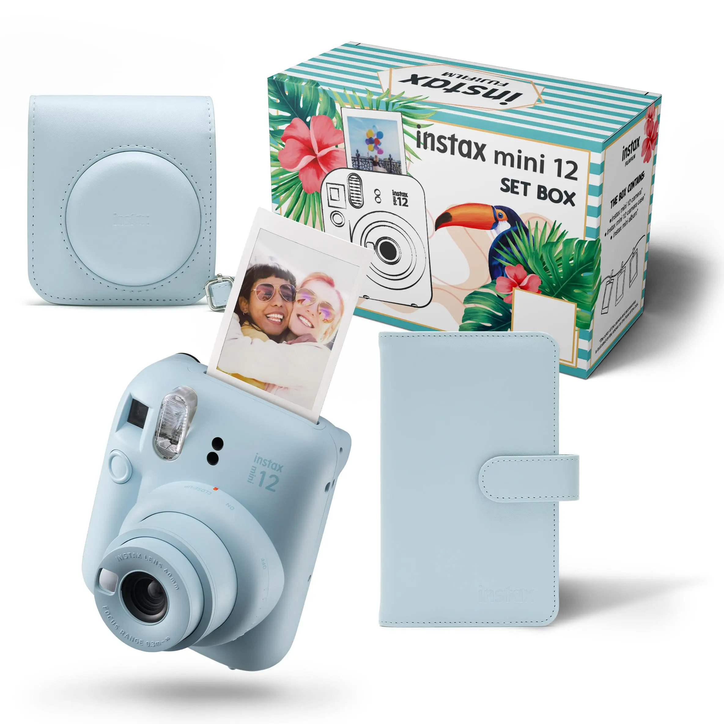 Fujifilm Instax Mini 12 Niebieski + etui + album