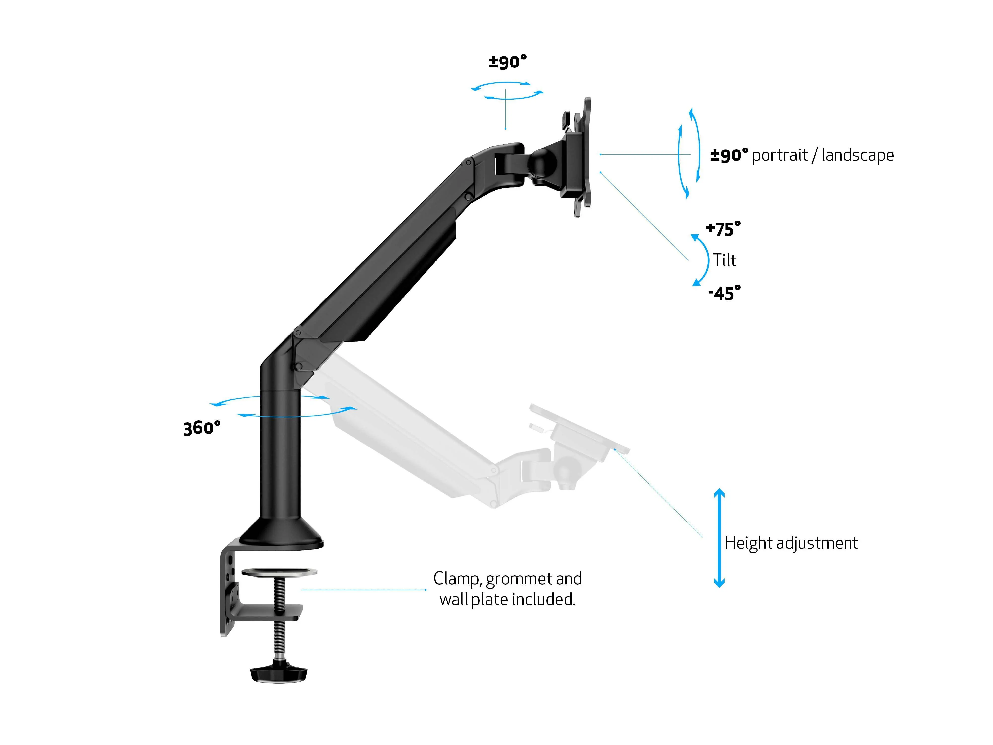 Uchwyt do monitora Multibrackets MM9369 od 15" do 32" Max 9,9kg
