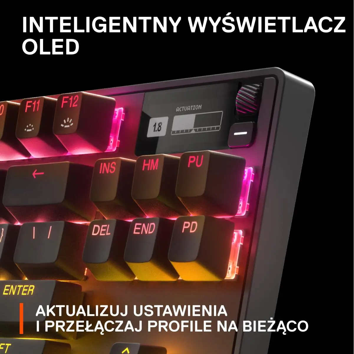 Klawiatura mechaniczna SteelSeries Apex Pro TKL 2023 US Czarny