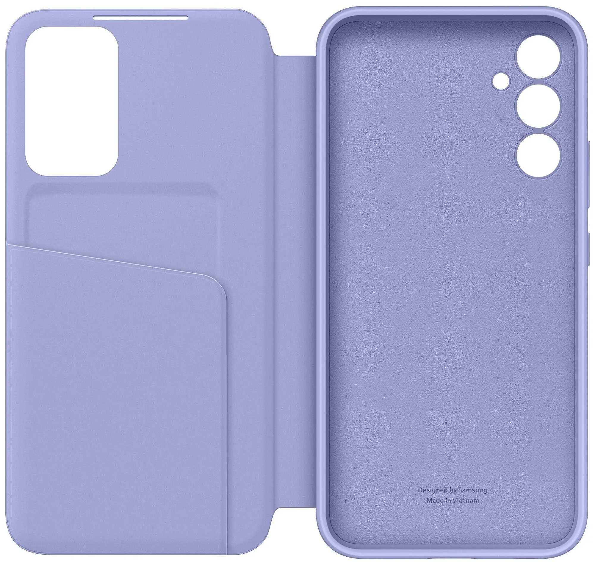Etui Samsung Smart S View Wallet Cover do Galaxy A34 Jagodowy