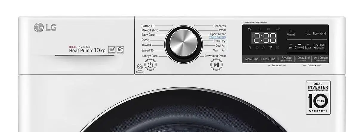 Suszarka LG RC10V9AV2W 66cm 10kg Zdalne sterowanie