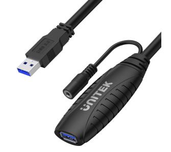 Kabel USB Unitek Y-3003C 15m Czarny