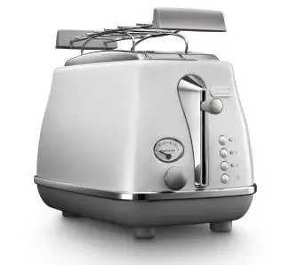 Toster DeLonghi Icona Capitals CTOC2103.W Ruszt do bułek Rozmrażanie 900W