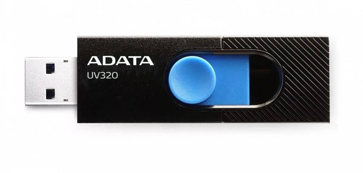PenDrive Adata UV320 64GB USB 3.2 Czarno-niebieski