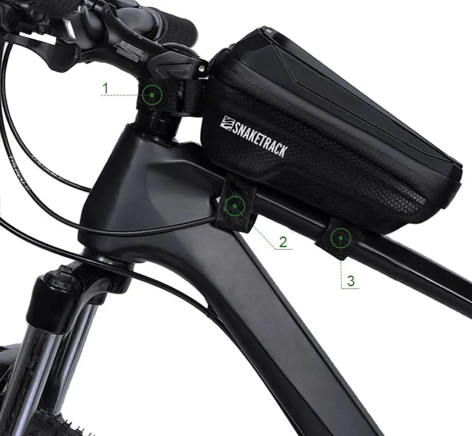 Torba SnakeTrack rowerowa na ramę ST03 Czarny