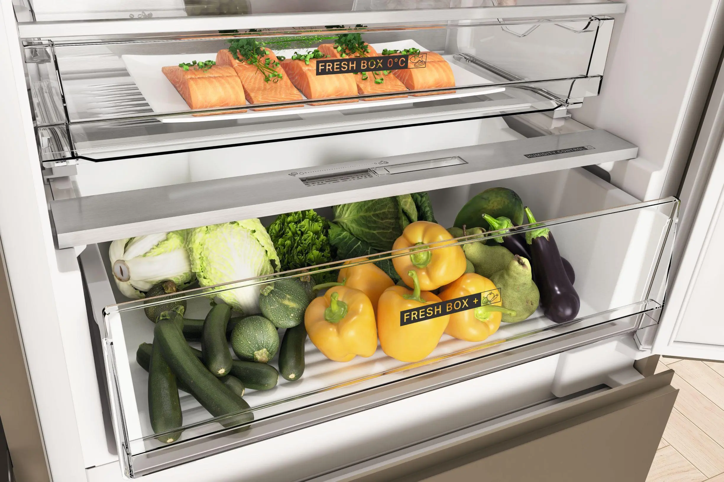 Lodówka Whirlpool WH SP70 T232 P Pełny No Frost 193,5cm Szuflada z kontrolą wilgotności