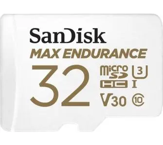 Karta pamięci SanDisk Max Endurance microSDHC 32GB Class 10 UHS-I/U3 V30