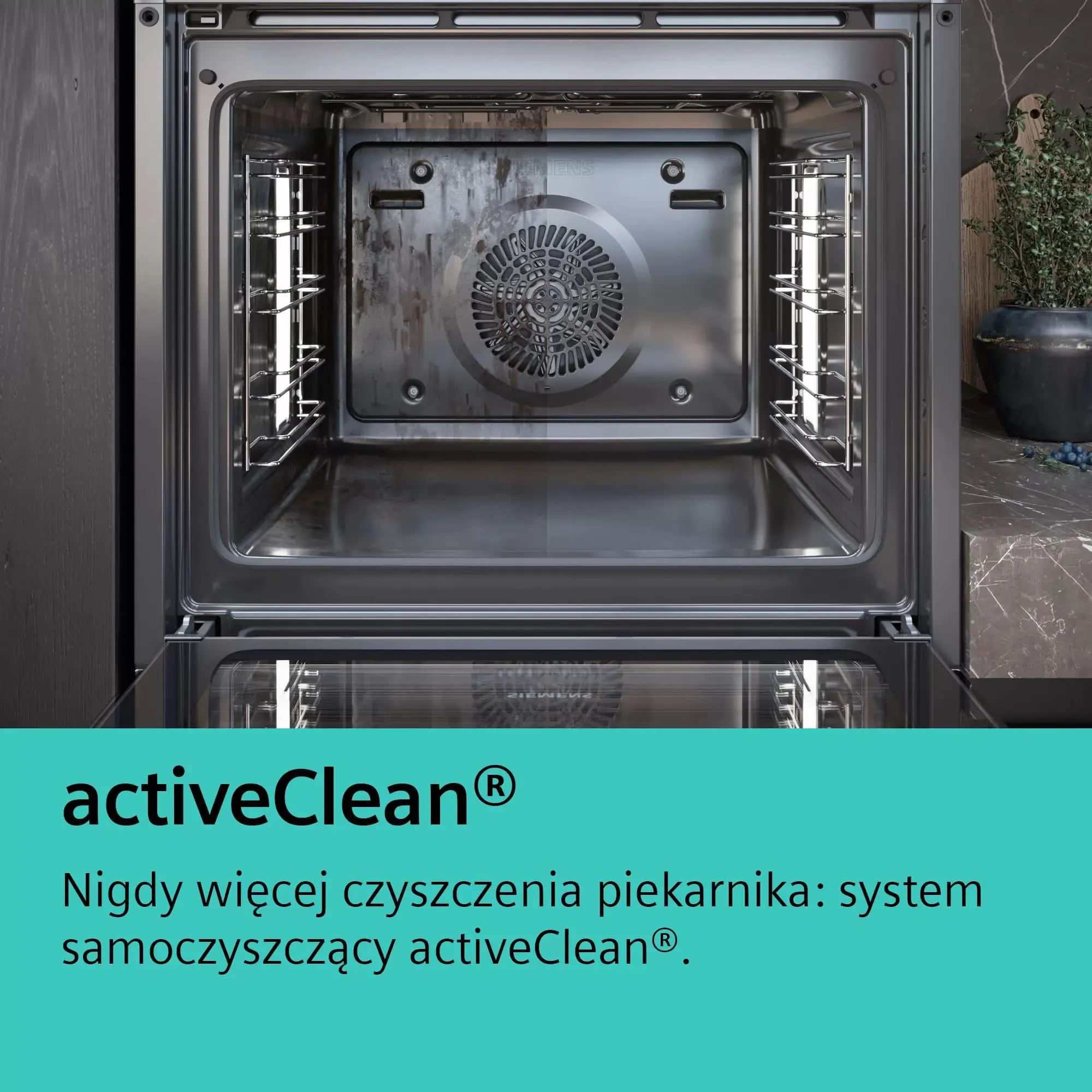 Piekarnik elektryczny Siemens  iQ500 HB578A0S6 Termoobieg Zdalne sterowanie Czarny