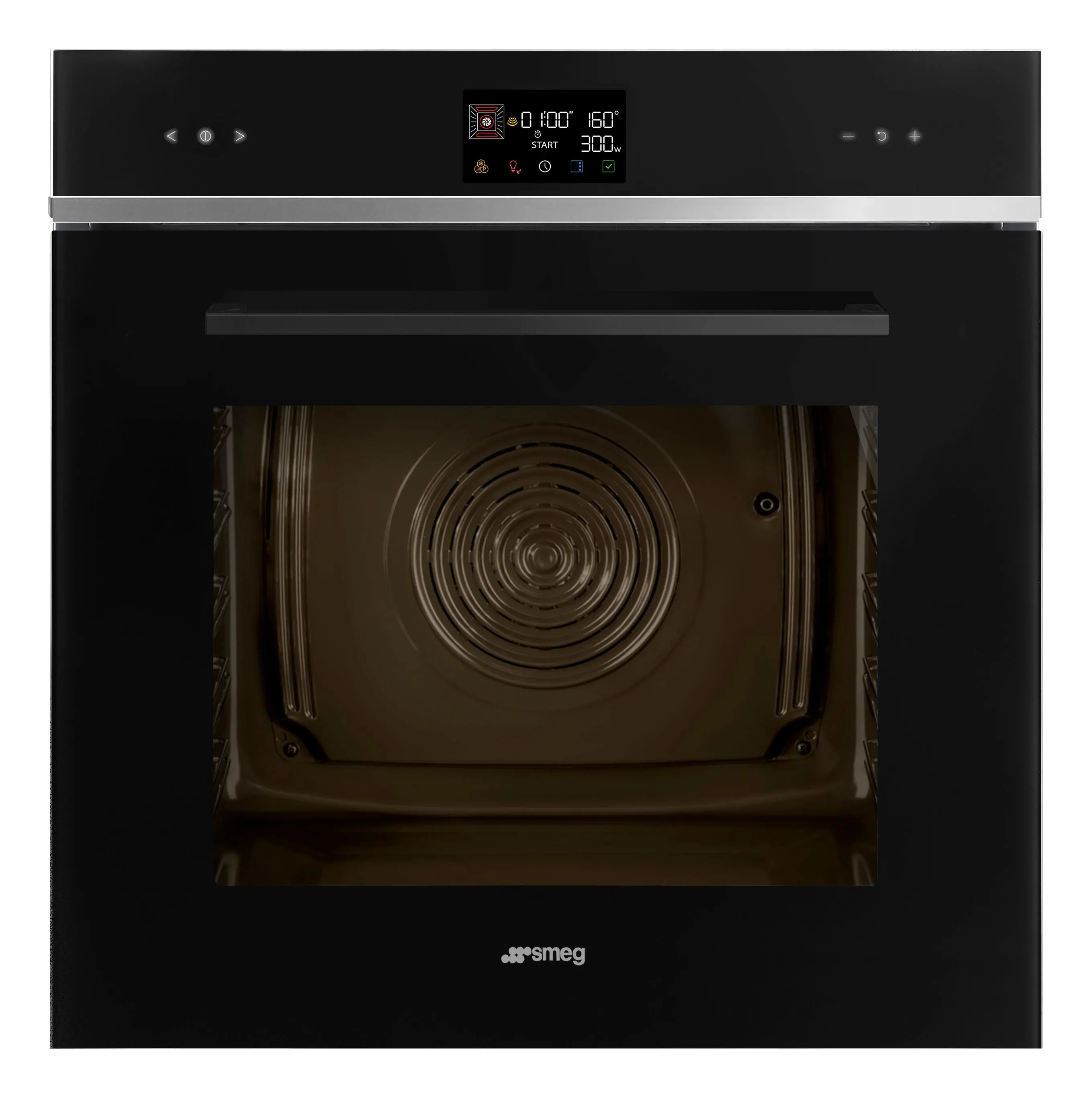 Piekarnik z mikrofalą Smeg Selezione SO6402M2B Termoobieg AirFry Czarny