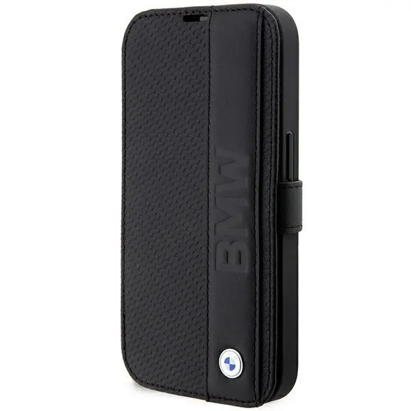 Etui BMW Leather Textured&Stripe BMBKP14X22RDPK do iPhone 14 Pro Max
