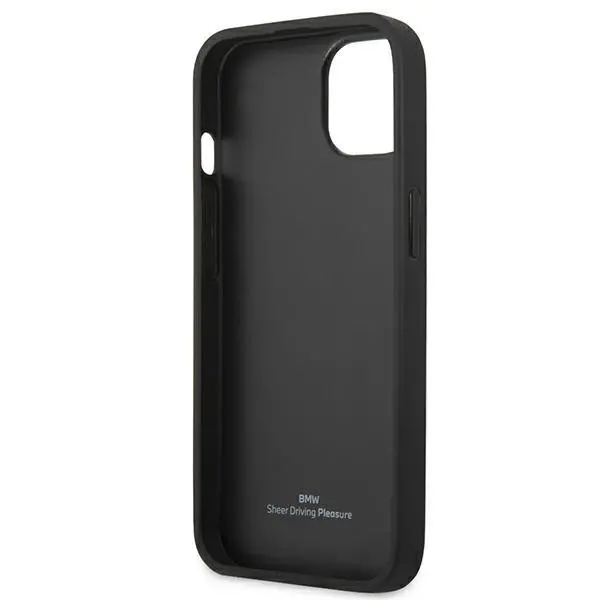 Etui BMW Leather Curve Perforate BMHCP13MRSPPR do iPhone 13
