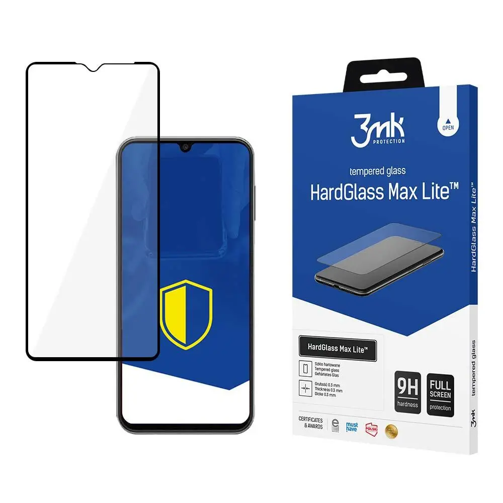 Szkło hartowane 3mk Hardglass Max Lite do Samsung Galaxy A14 4G/5G