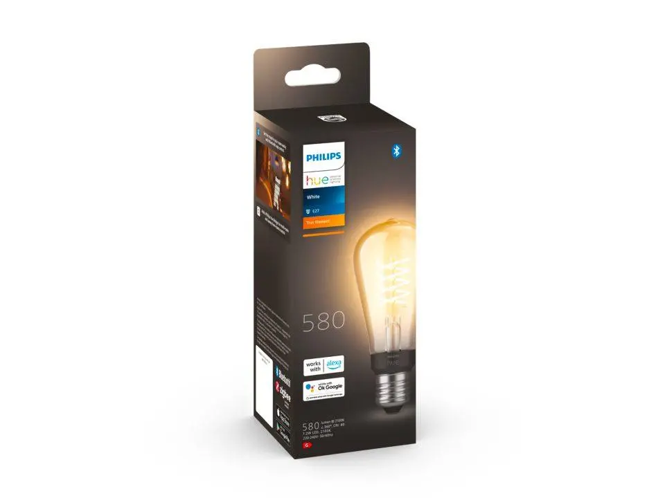 Żarówka LED Philips Hue White Filament ST64 E27 Edison 1 szt.