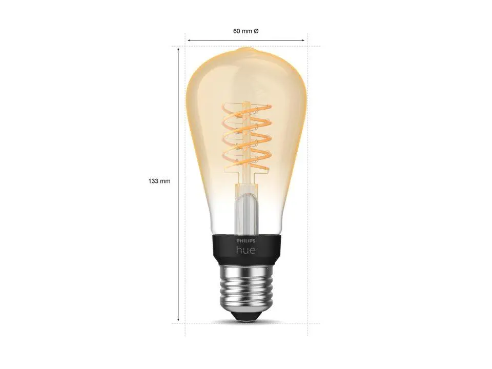 Żarówka LED Philips Hue White Filament ST64 E27 Edison 1 szt.