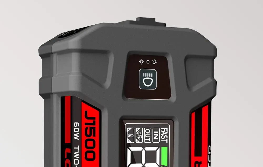 Powerbank Lokithor J1500 Jump Starter 1500A 12V 46Wh Szary
