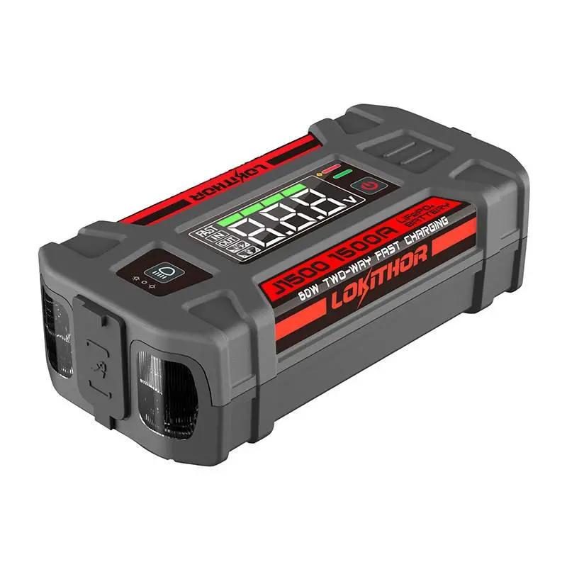 Powerbank Lokithor J1500 Jump Starter 1500A 12V 46Wh Szary