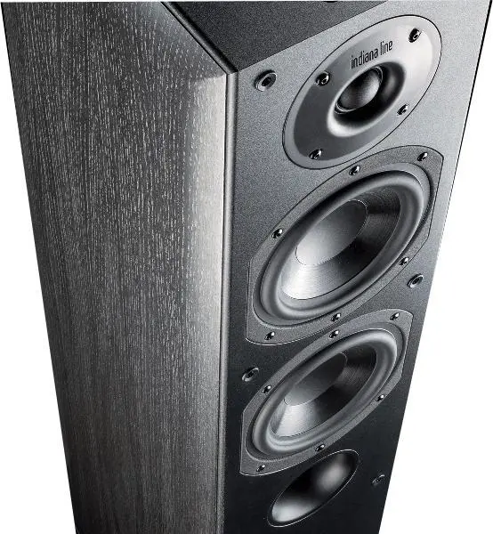 Zestaw stereo Yamaha MusicCast RX-V6A Czarny, Indiana Line Nota 550 X Czarny dąb