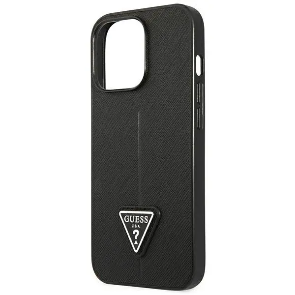 Etui Guess Saffiano Triangle Logo GUHCP14XPSATLK do iPhone 14 Pro Max