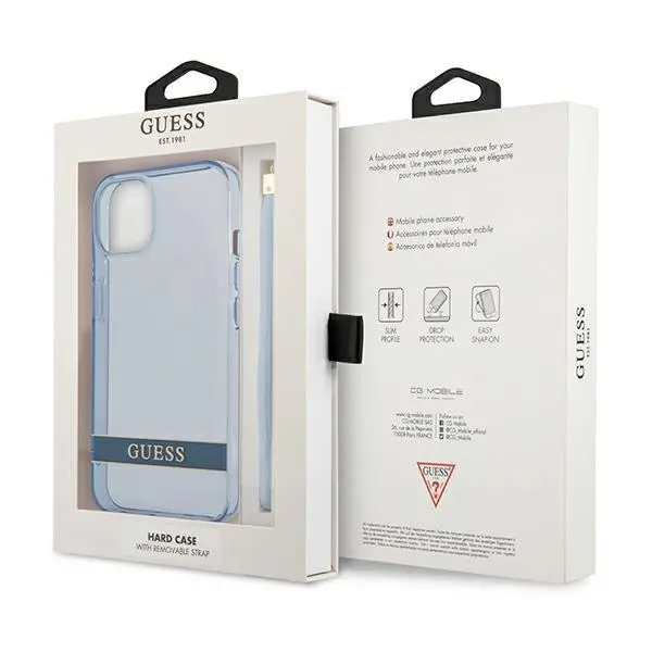 Etui Guess Translucent Stap GUHCP13SHTSGSB do iPhone 13 mini