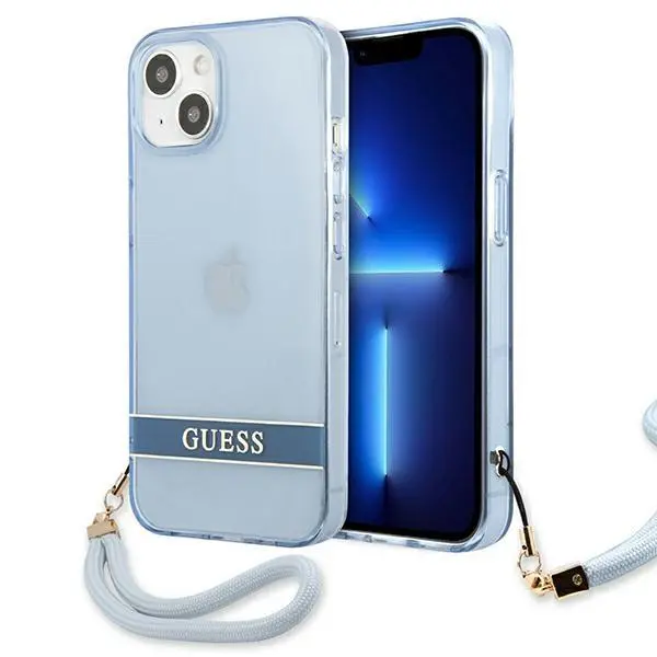 Etui Guess Translucent Stap GUHCP13SHTSGSB do iPhone 13 mini
