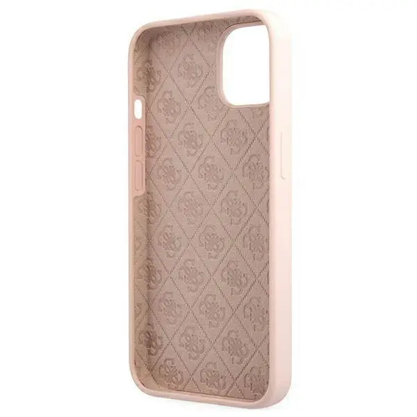Etui Guess Silicone Script Gold Logo Magsafe GUHMP13MLSLMGLP do iPhone 13