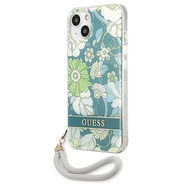 Etui Guess Flower Strap GUHCP13SHFLSN do iPhone 13 mini