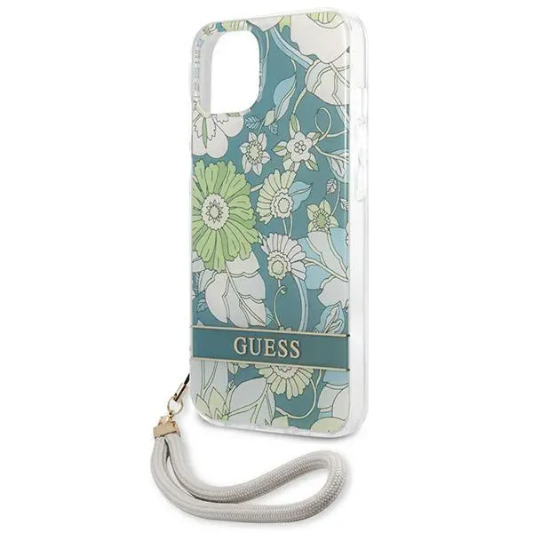 Etui Guess Flower Strap GUHCP13SHFLSN do iPhone 13 mini