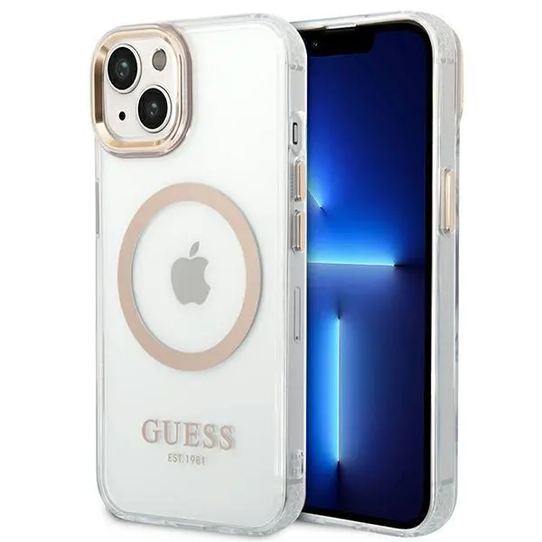 Etui Guess Metal Outline Magsafe GUHMP14MHTRMD do iPhone 14 Plus