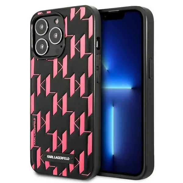 Etui Karl Lagerfeld Monogram Plaque KLHCP13XMNMP1P do iPhone 13 Pro Max