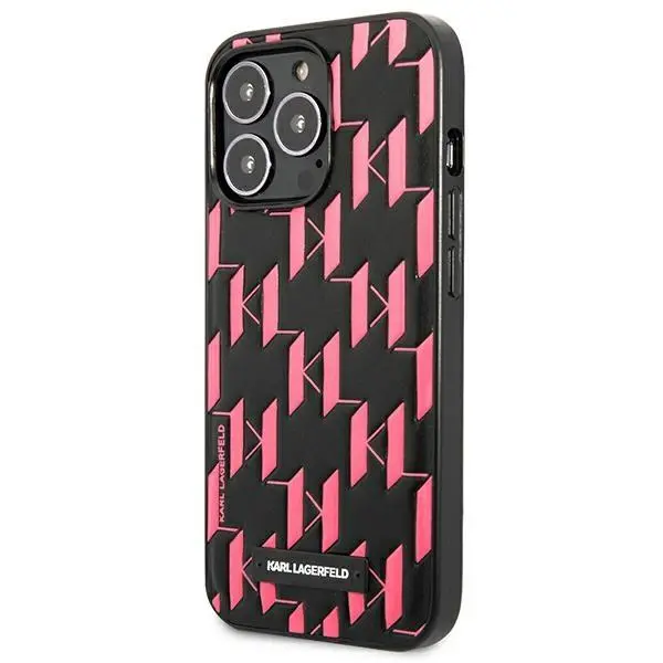 Etui Karl Lagerfeld Monogram Plaque KLHCP13XMNMP1P do iPhone 13 Pro Max