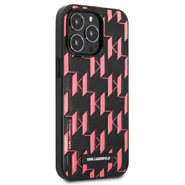Etui Karl Lagerfeld Monogram Plaque KLHCP13XMNMP1P do iPhone 13 Pro Max