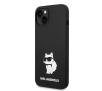 Etui Karl Lagerfeld Silicone Choupette KLHCP14MSNCHBCK do iPhone 14 Plus