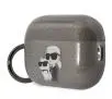 Etui na słuchawki Karl Lagerfeld Glitter Karl&Choupette KLAP2HNKCTGK do AirPods Pro 2 Czarny