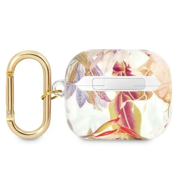Etui na słuchawki Guess Flower Strap Collection do AirPods 3 Wielokolorowy