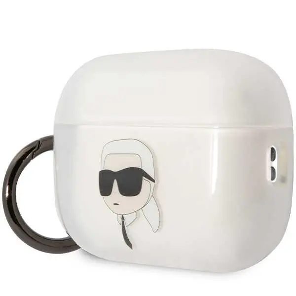 Etui na słuchawki Karl Lagerfeld Ikonik Karl Lagerfeld do AirPods Pro 2 Przezroczysty