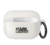 Etui na słuchawki Karl Lagerfeld Ikonik Karl Lagerfeld do AirPods Pro 2 Przezroczysty
