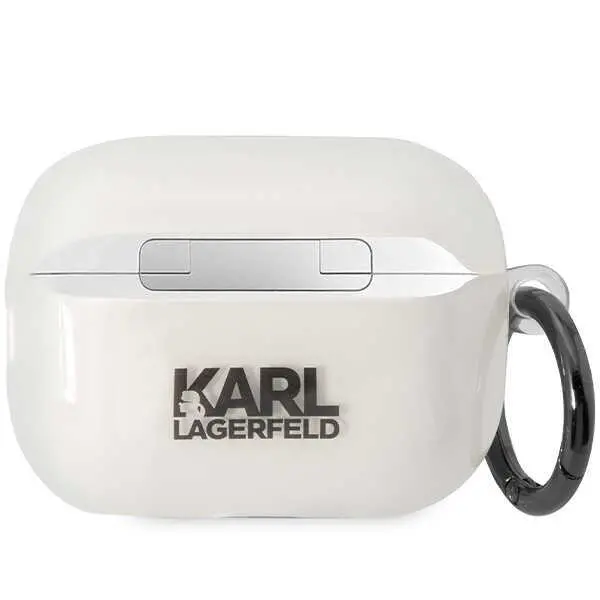 Etui na słuchawki Karl Lagerfeld Ikonik Karl Lagerfeld do AirPods Pro 2 Przezroczysty