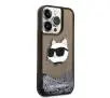 Etui Karl Lagerfeld Glitter Choupette Head KLHCP14LLNCHCK do iPhone 14 Pro