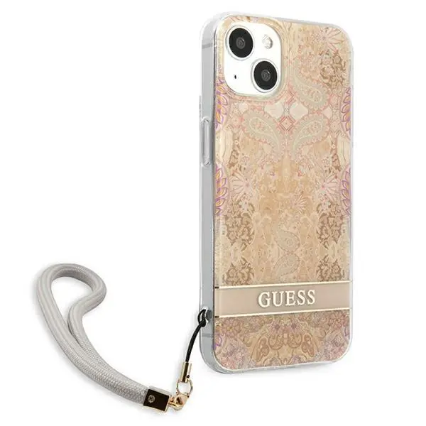 Etui Guess Flower Strap GUHCP13SHFLSD do iPhone 13 mini