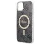 Zestaw Guess GUBPP14MH4EACSK ładowarka indukcyjna + etui 4G Print MagSafe do iPhone 14 Plus
