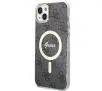 Zestaw Guess GUBPP14MH4EACSK ładowarka indukcyjna + etui 4G Print MagSafe do iPhone 14 Plus