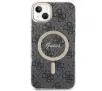 Zestaw Guess GUBPP14MH4EACSK ładowarka indukcyjna + etui 4G Print MagSafe do iPhone 14 Plus