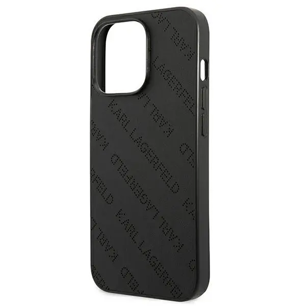 Etui Karl Lagerfeld Perforated Allover KLHCP13LPTLK do iPhone 13 Pro / 13
