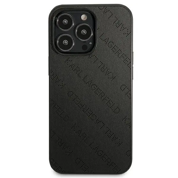Etui Karl Lagerfeld Perforated Allover KLHCP13LPTLK do iPhone 13 Pro / 13