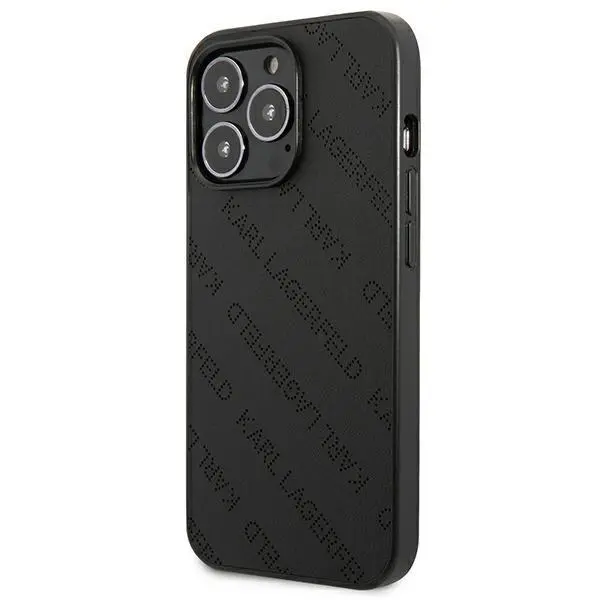 Etui Karl Lagerfeld Perforated Allover KLHCP13LPTLK do iPhone 13 Pro / 13