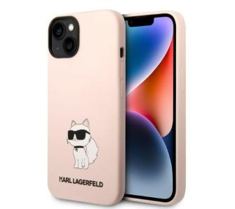 Etui Karl Lagerfeld Silicone Choupette KLHCP14MSNCHBCP do iPhone 14 Plus